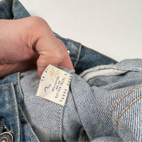 026 - VINTAGE 80s KINGS X ROCK BAND LEVIS DENIM JACKET - Picture 7 of 9